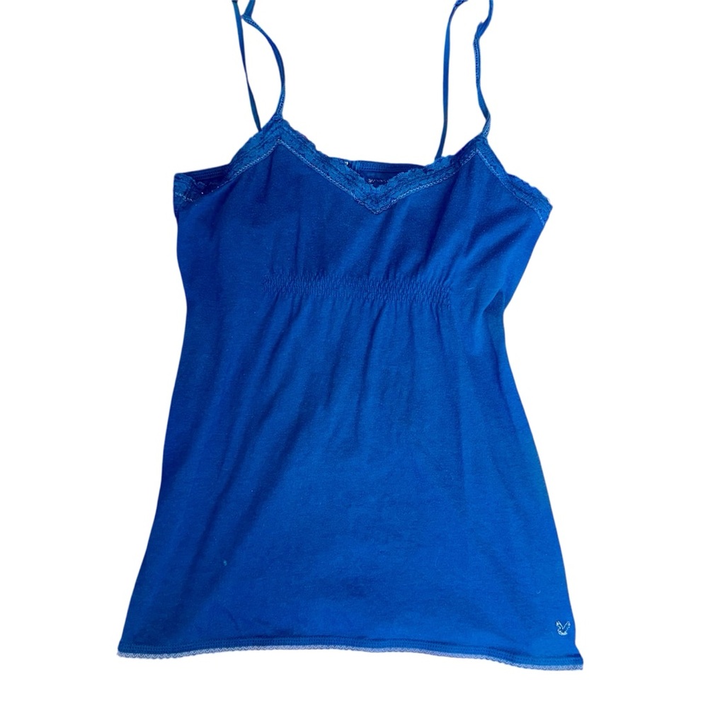 Y2K Vintage American Eagle Lace Trim Cami